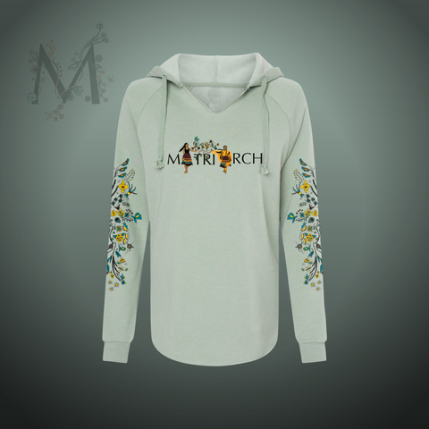 Matriarch - Women's Hooded Wave Wash Sweatshirt